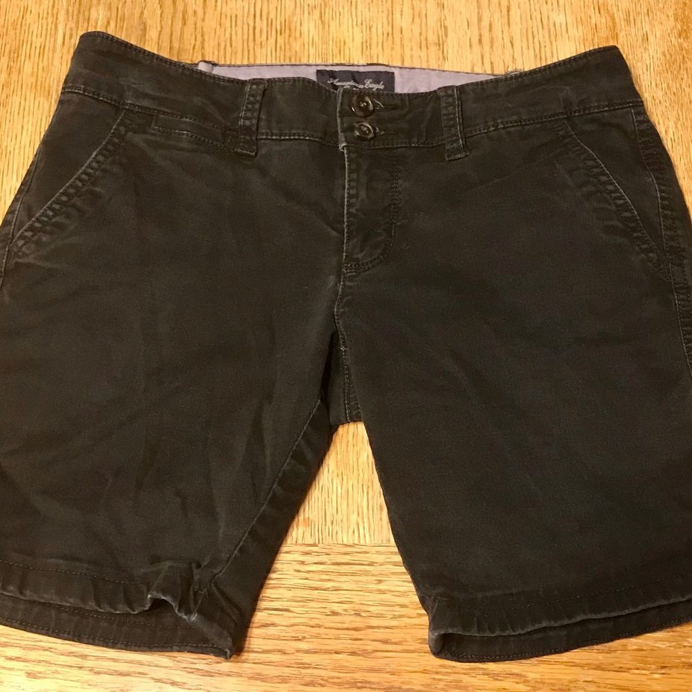 Black High-Waisted Short Shorts